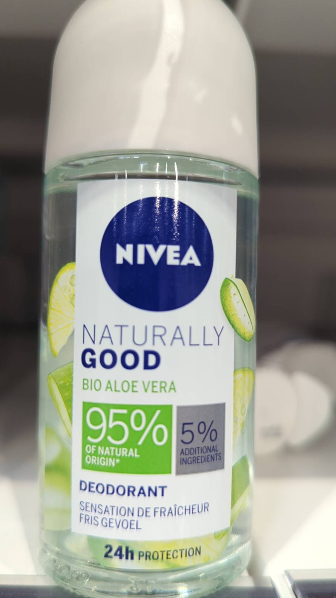 NIVEA - Déodorant naturally good bio aloe vera 24h