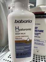 BABARIA - Hyaluronic acid - Body milk