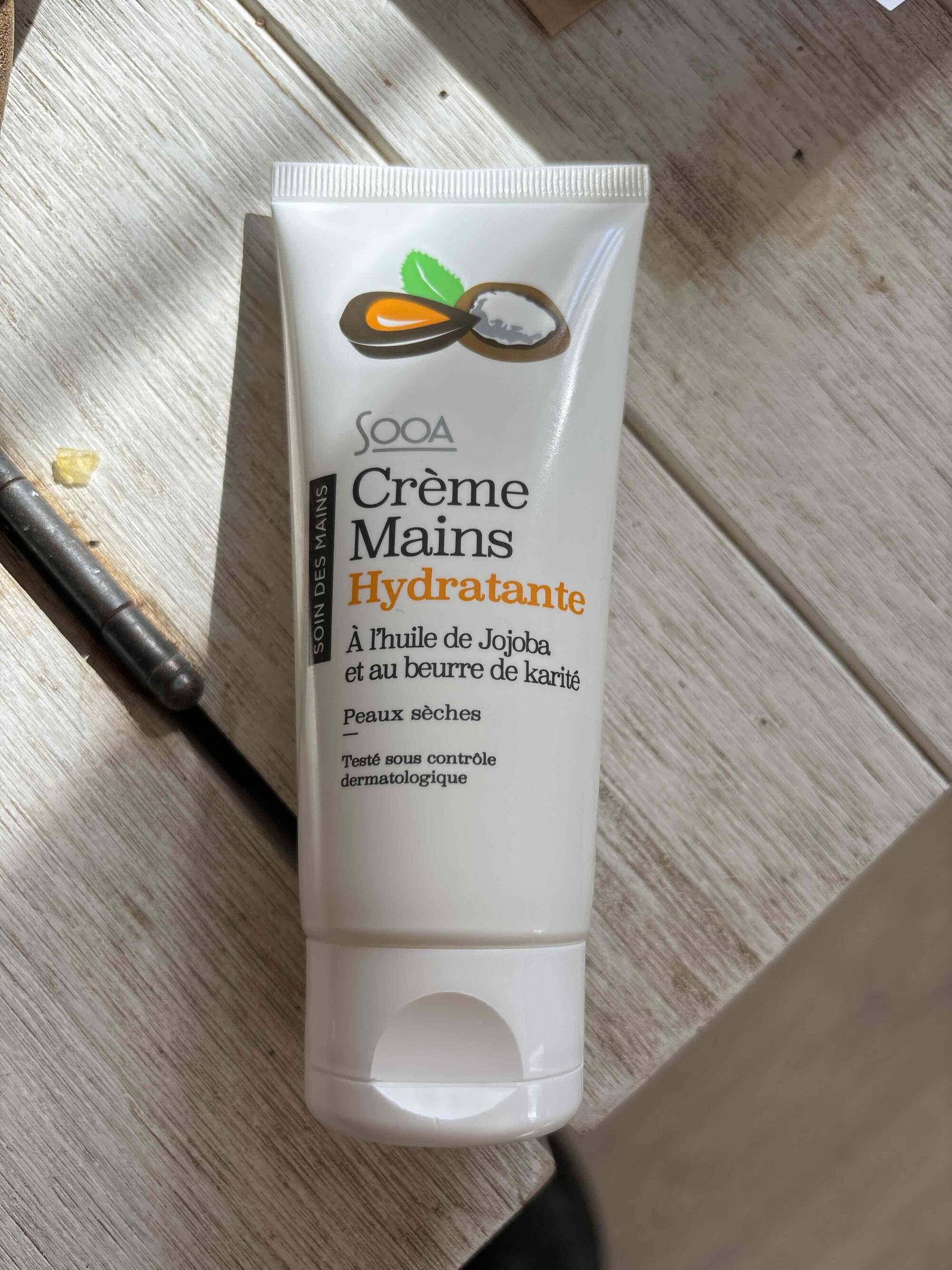 SOOA - Crème mains à l'huile de Jojoba et au beurre de karité