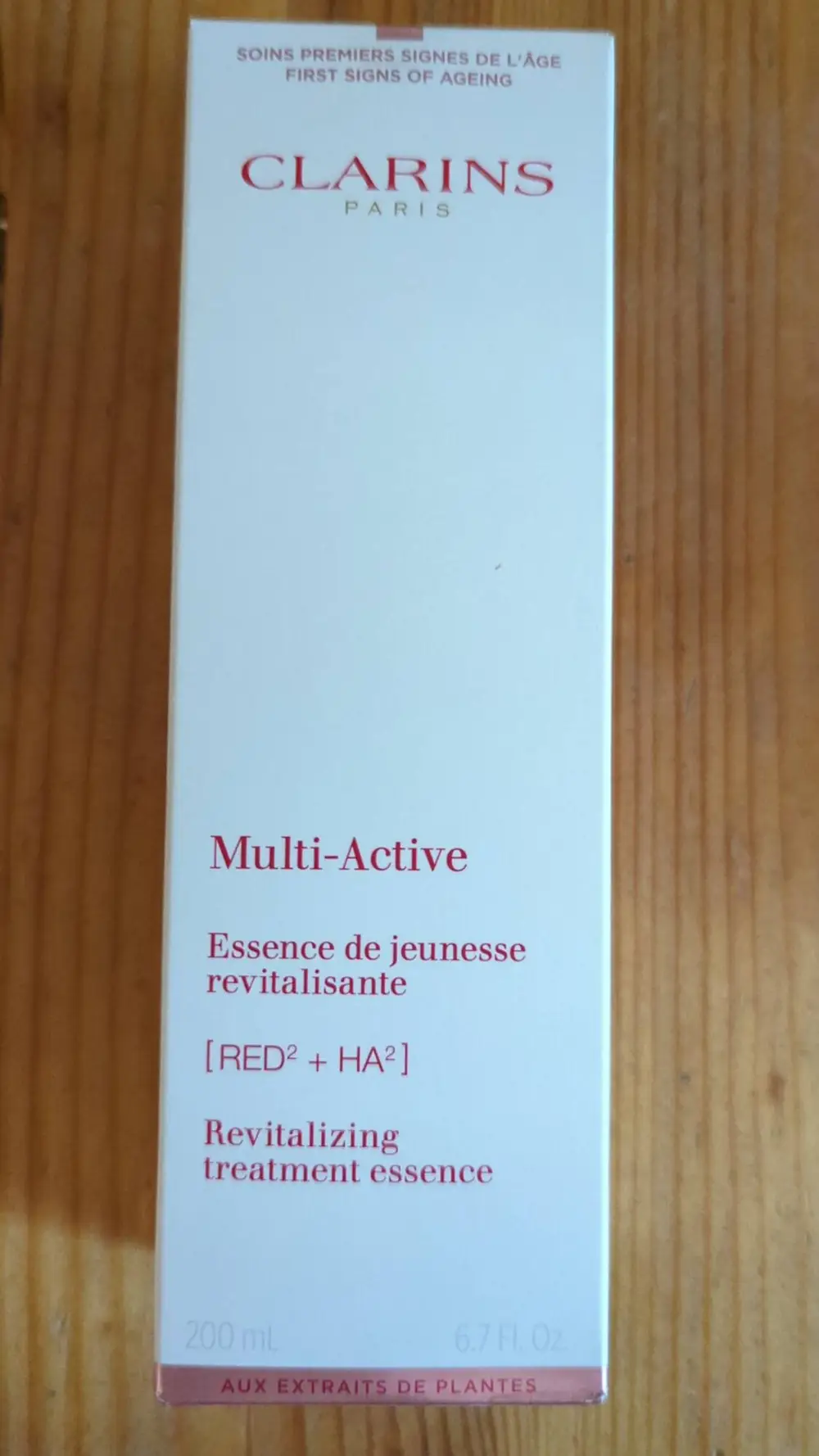 CLARINS PARIS - Multi Active - Essence de jeunesse revitalisante