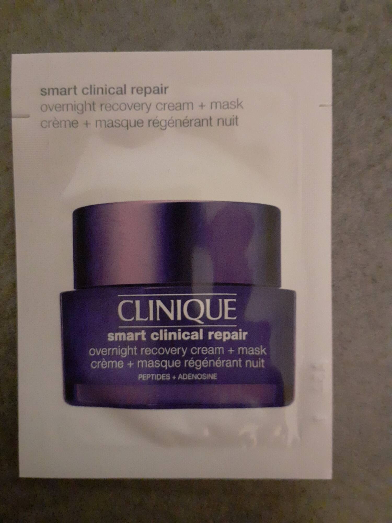 CLINIQUE - Smart clinical repair - Crème masque régénérant nuit