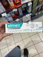 ELMEX - Dentifrice soin instantané 2 en 1