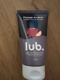 LUB - Passage du désir - Gel lubrifiant arôme pomme d'amour