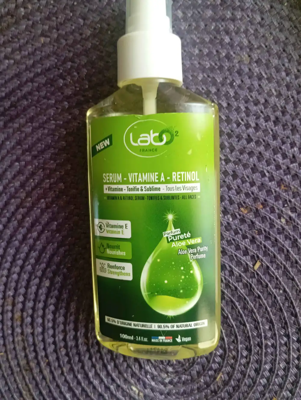 LABO 2 FRANCE - Sérum vitamin A retinol parfum aloe vera