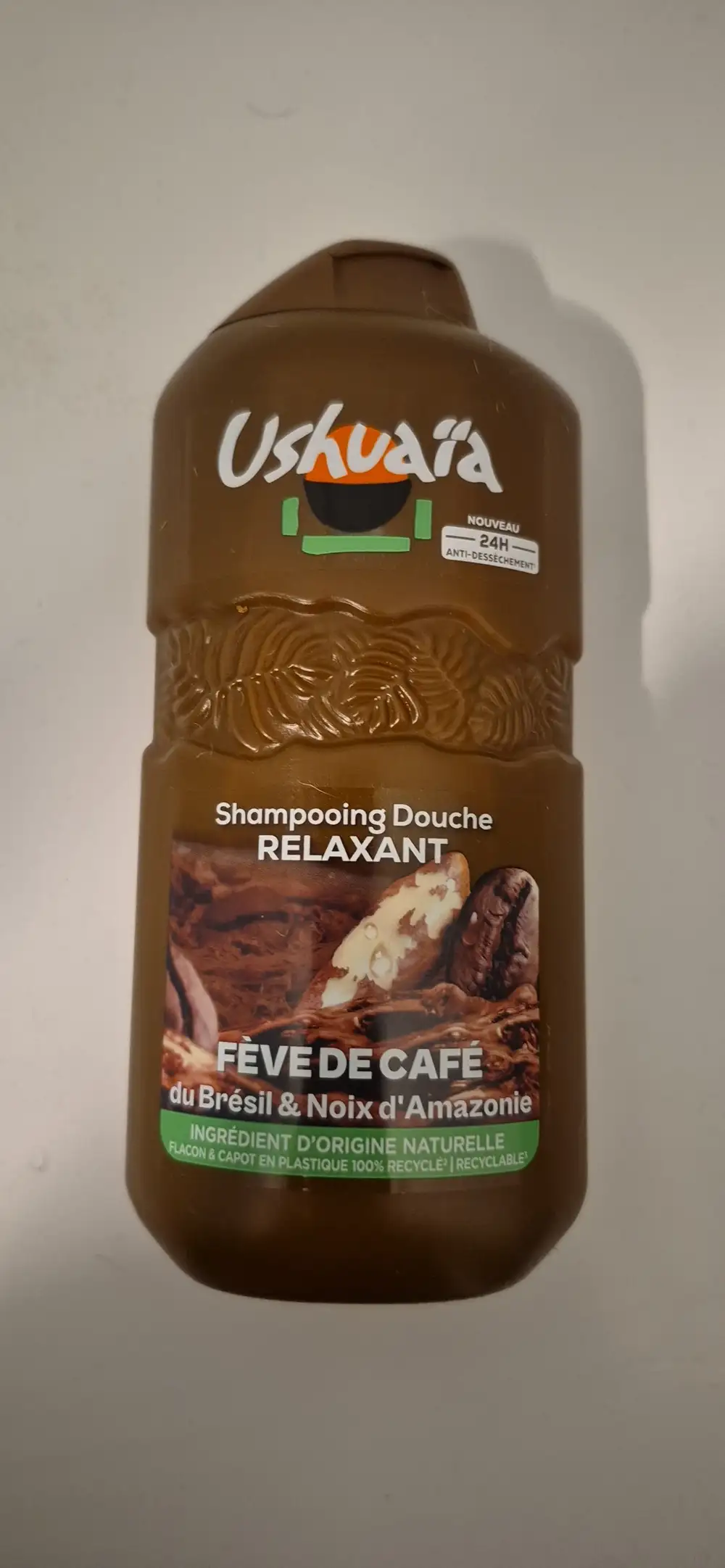 USHUAÏA - Fève de café - Shampooing douche relaxant