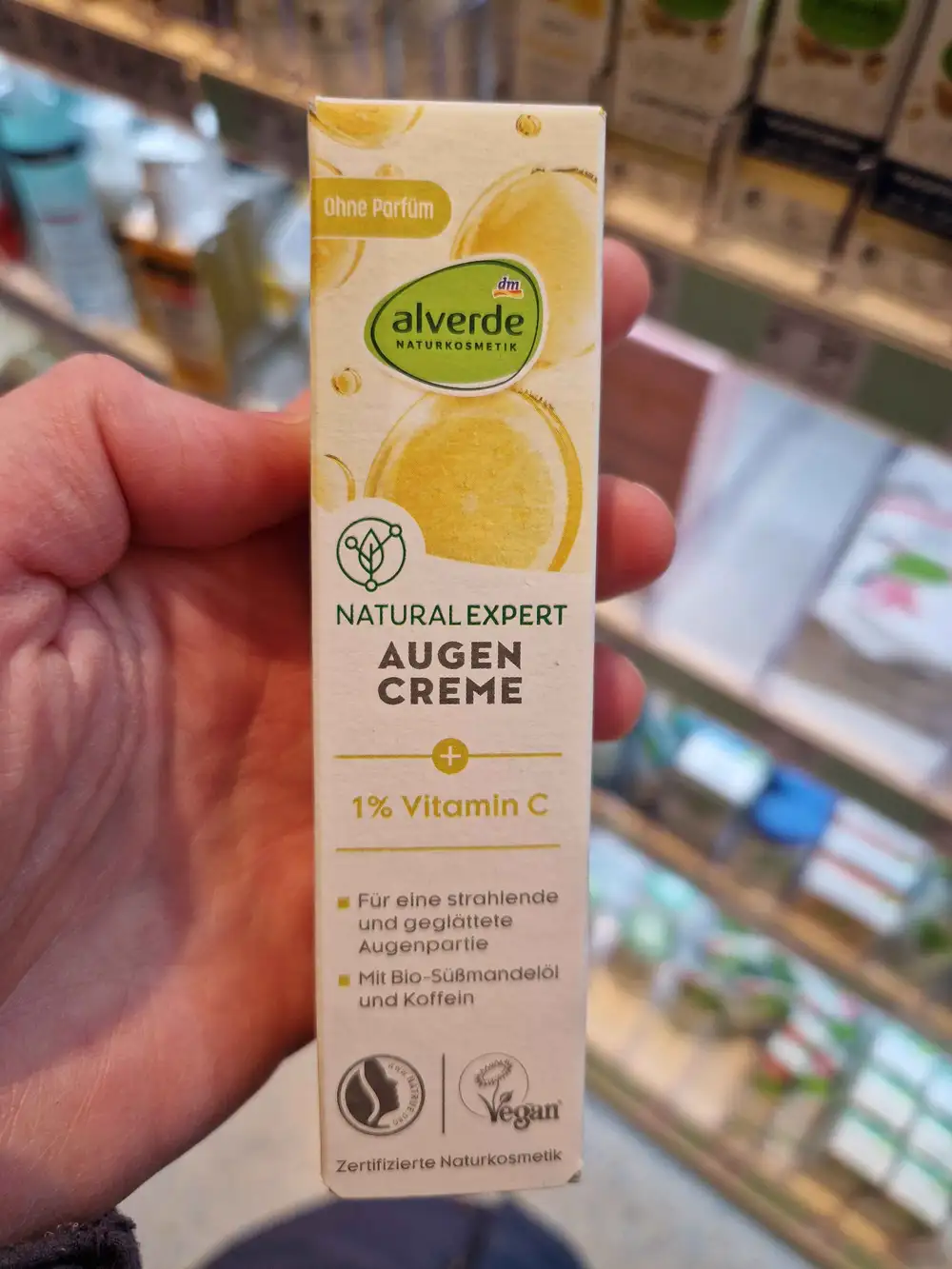 ALVERDE - Natural expert - Augencreme 1% vitamin C