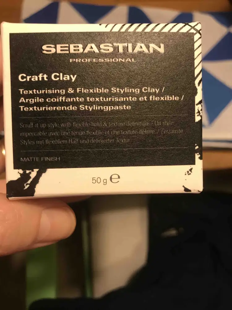 SEBASTIAN PROFESSIONAL - Craft clay - Argile coiffante texturisante et flexible