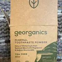 GEORGANICS - Minéral toothpaste powder