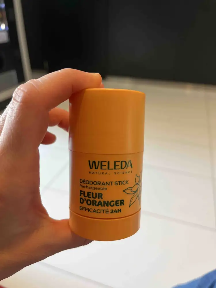 WELEDA - FLeur d'oranger - Déodorant stick rechargeable 24H