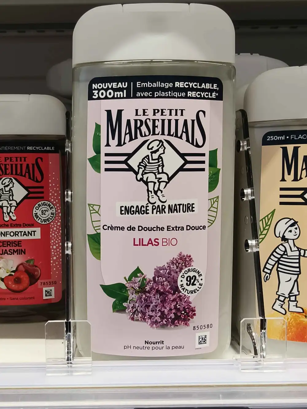 LE PETIT MARSEILLAIS - Lilas bio - Crème de douche extra douce