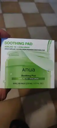 ANUA - Soothing pad azelaic 10+ hyaluron