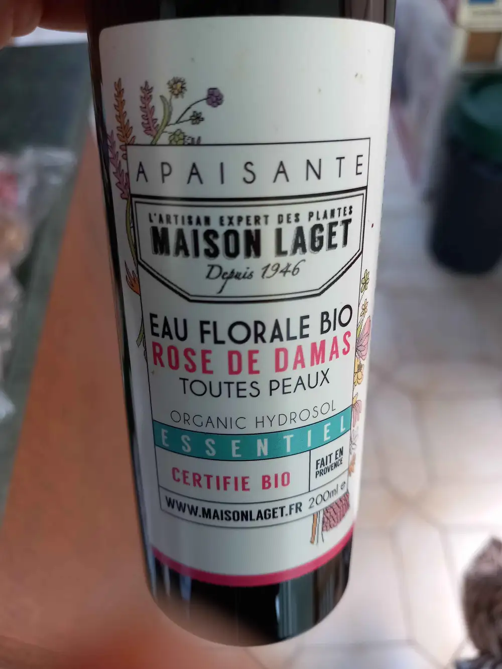 MAISON LAGET - Rose de damas - Eau floral bio