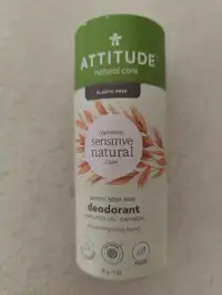 ATTITUDE - Oatmeal sensitive natural care - Déodorant 