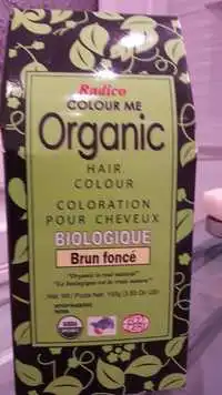 RADICO - Colour me organic - Coloration pour cheveux brun foncé