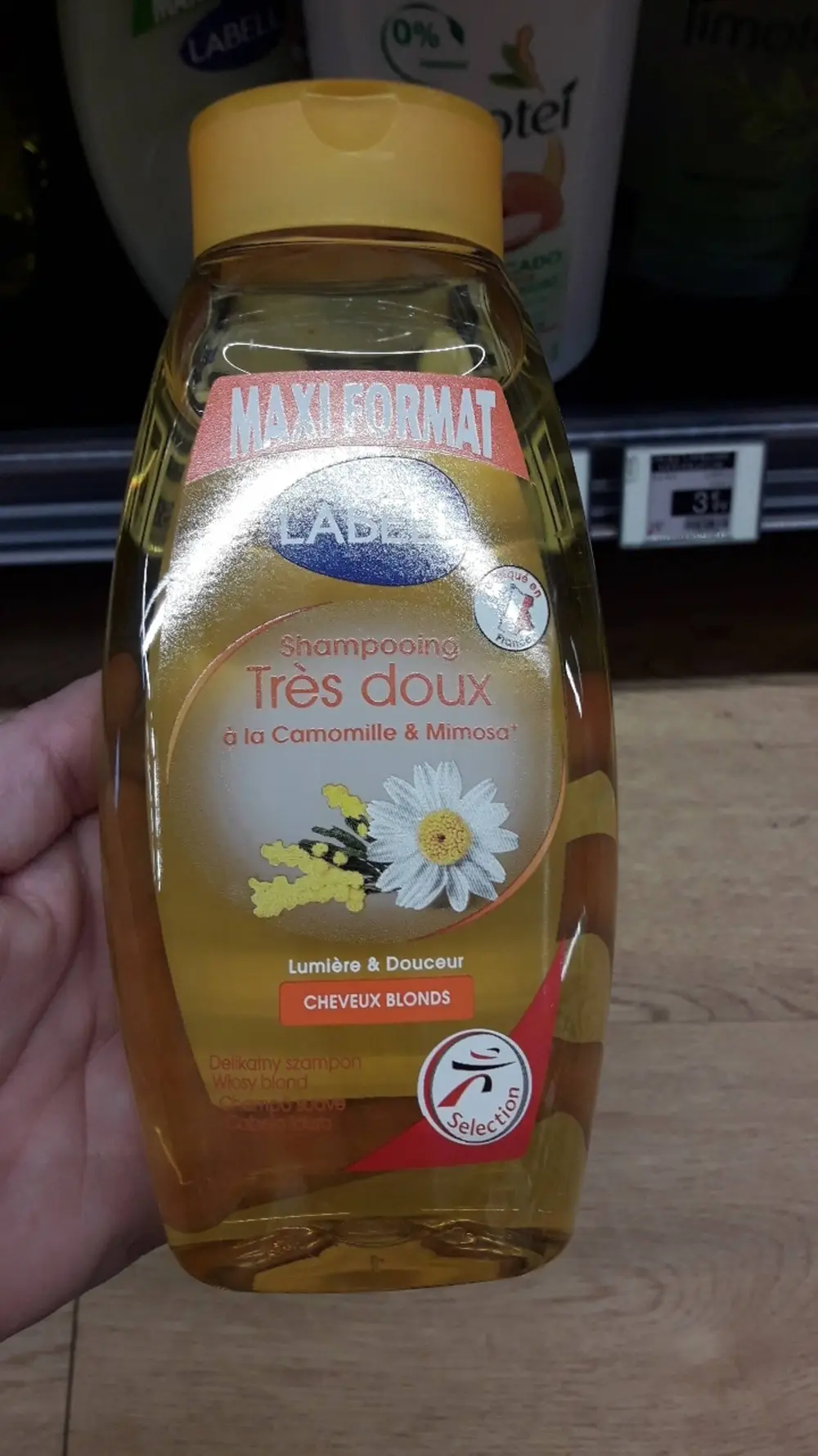 LABELL - Shampooing très doux à la camomille & mimosa