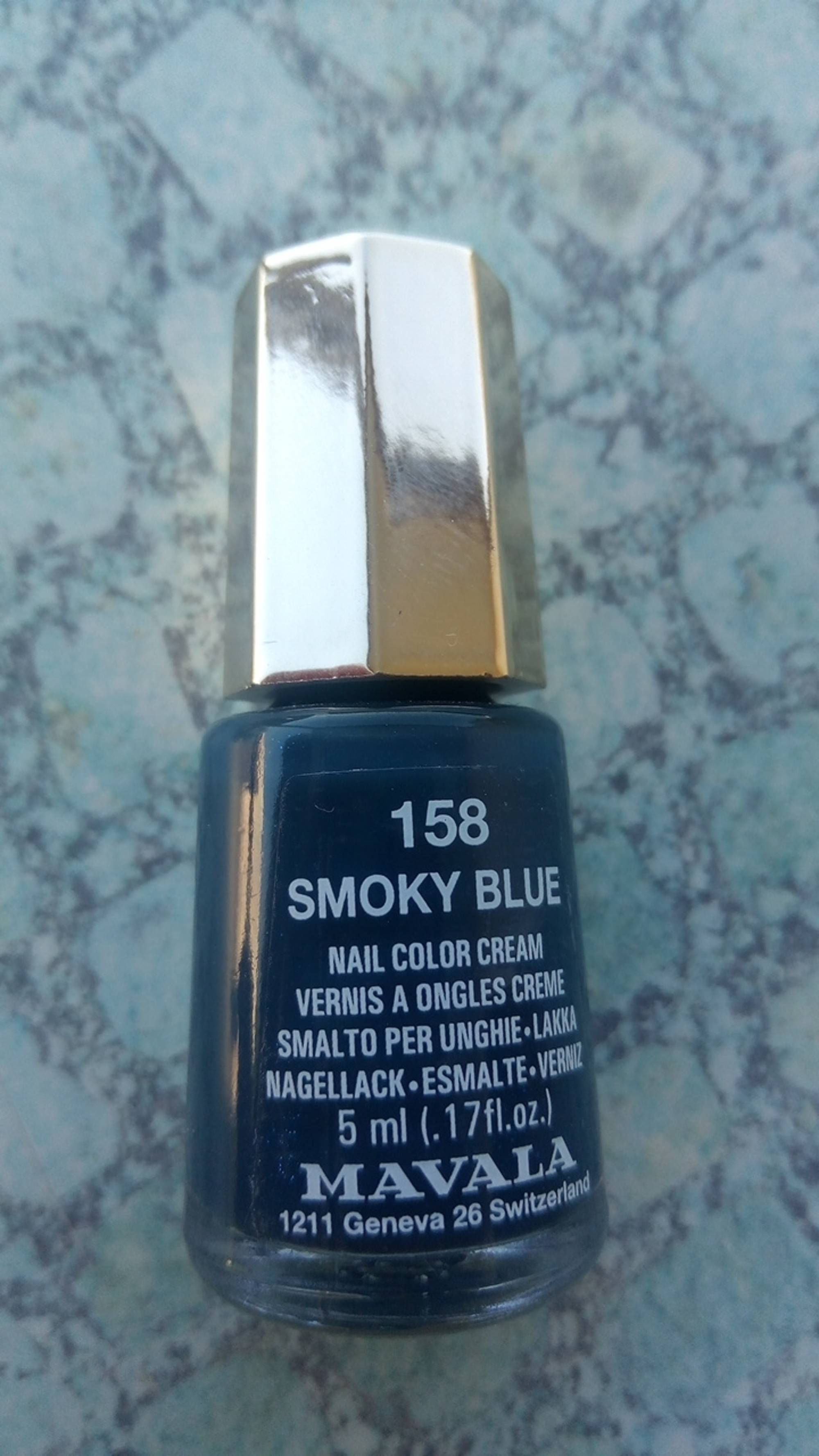 MAVALA - 158 smoky blue - Vernis à ongles crème
