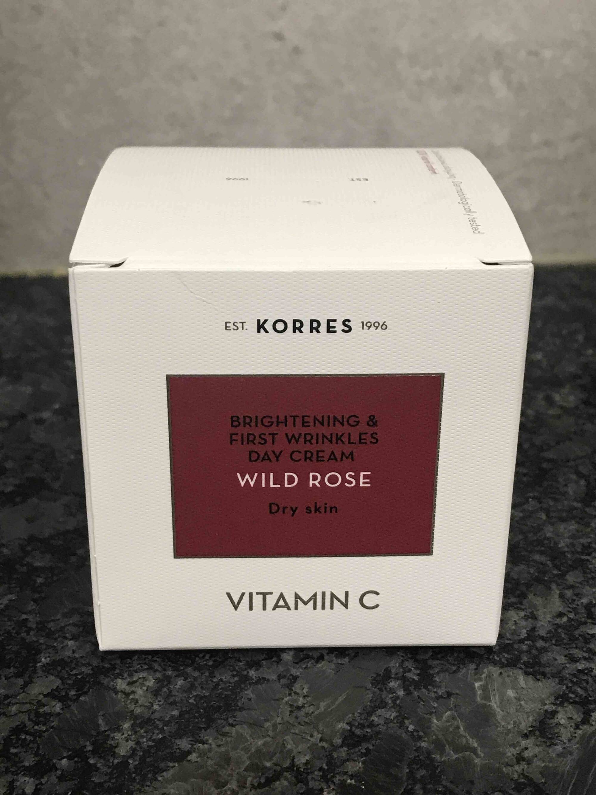 KORRES - Wild rose - Brightening & first wrinkles day cream