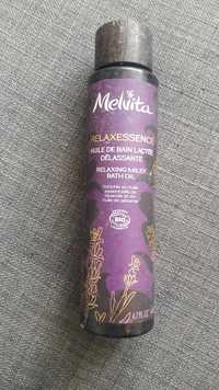 MELVITA - Relaxessence - Huile de bain lactée délassante