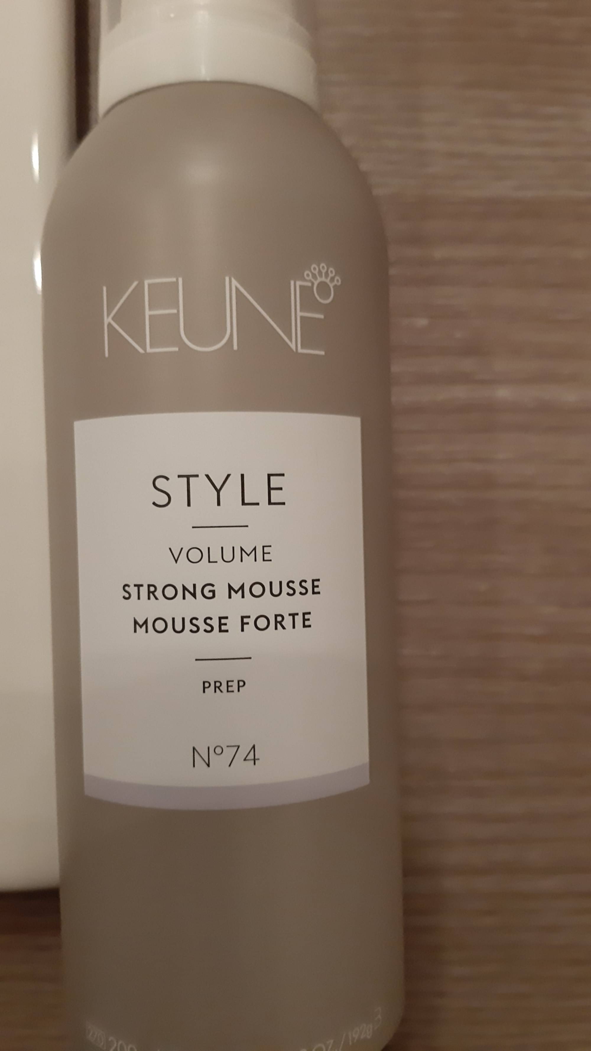 KEUNE - Style volume - Mousse forte