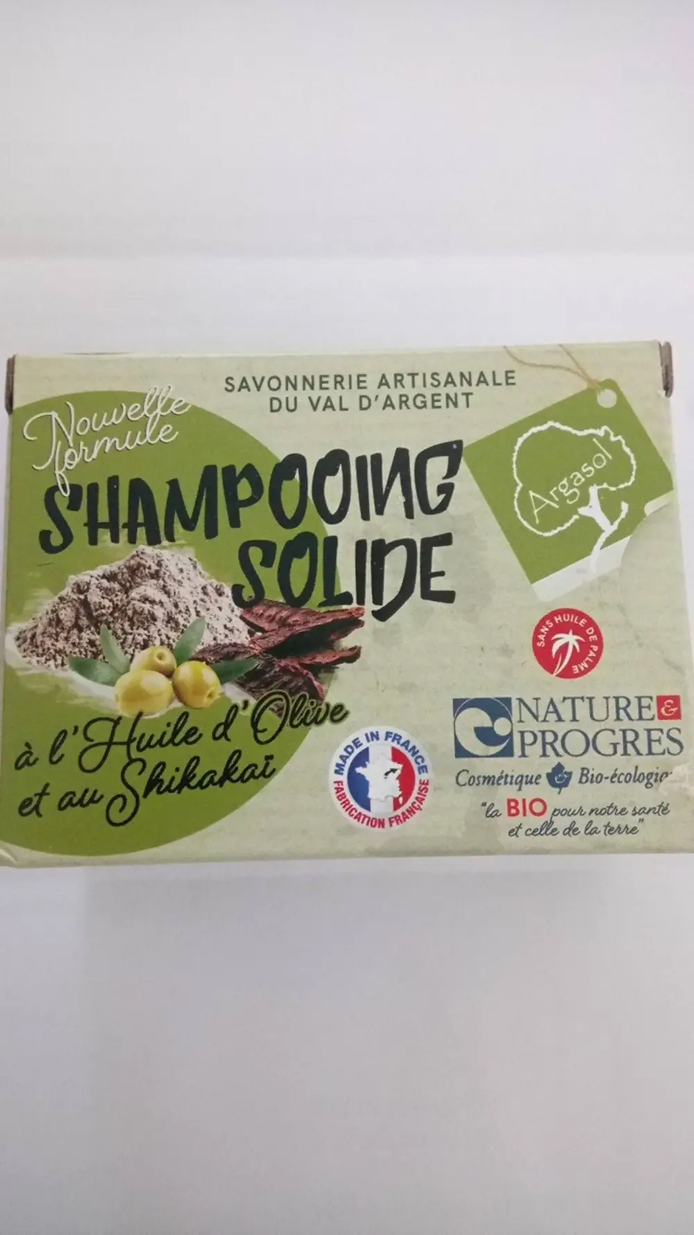 SAVONNERIE ARTISANALE DU VAL D'ARGENT - Argasol - Shampooing solide