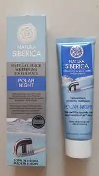 NATURA SIBERICA - Polar night - Pate dentifrice naturelle noire blanchissante