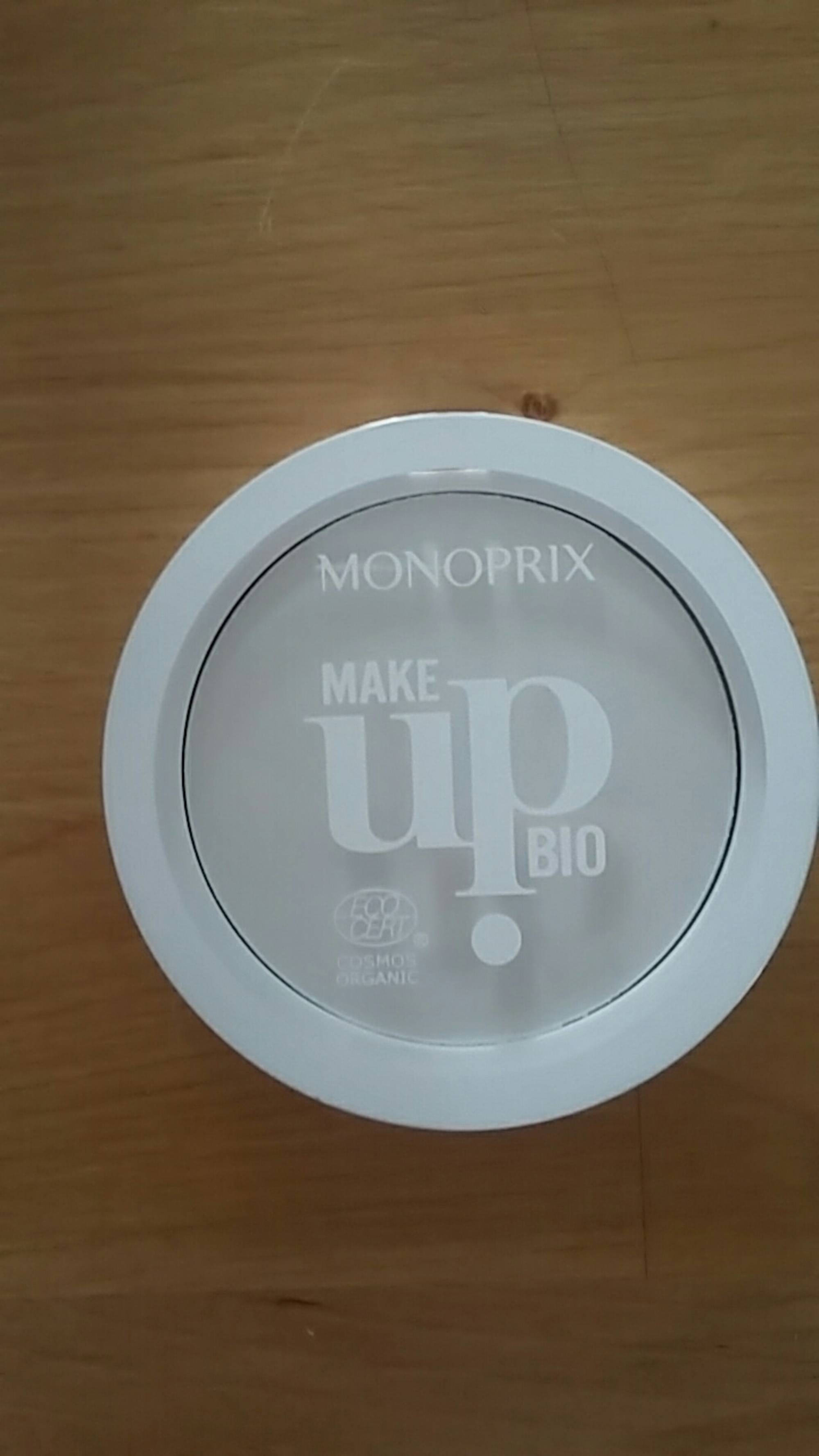 MONOPRIX - Makeup bio - Poudre libre compacte voile matifiant