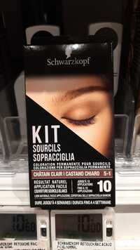 SCHWARZKOPF - Coloration permanente pour sourcils châtain clair 5-1
