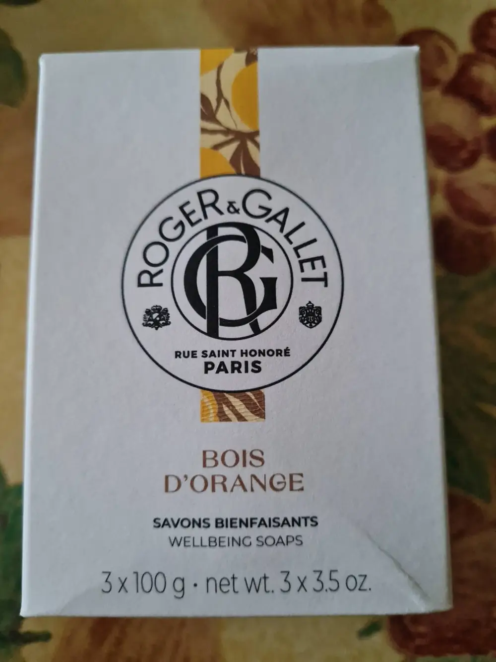 ROGER & GALLET - Bois d'orange - Savons bienfaisants