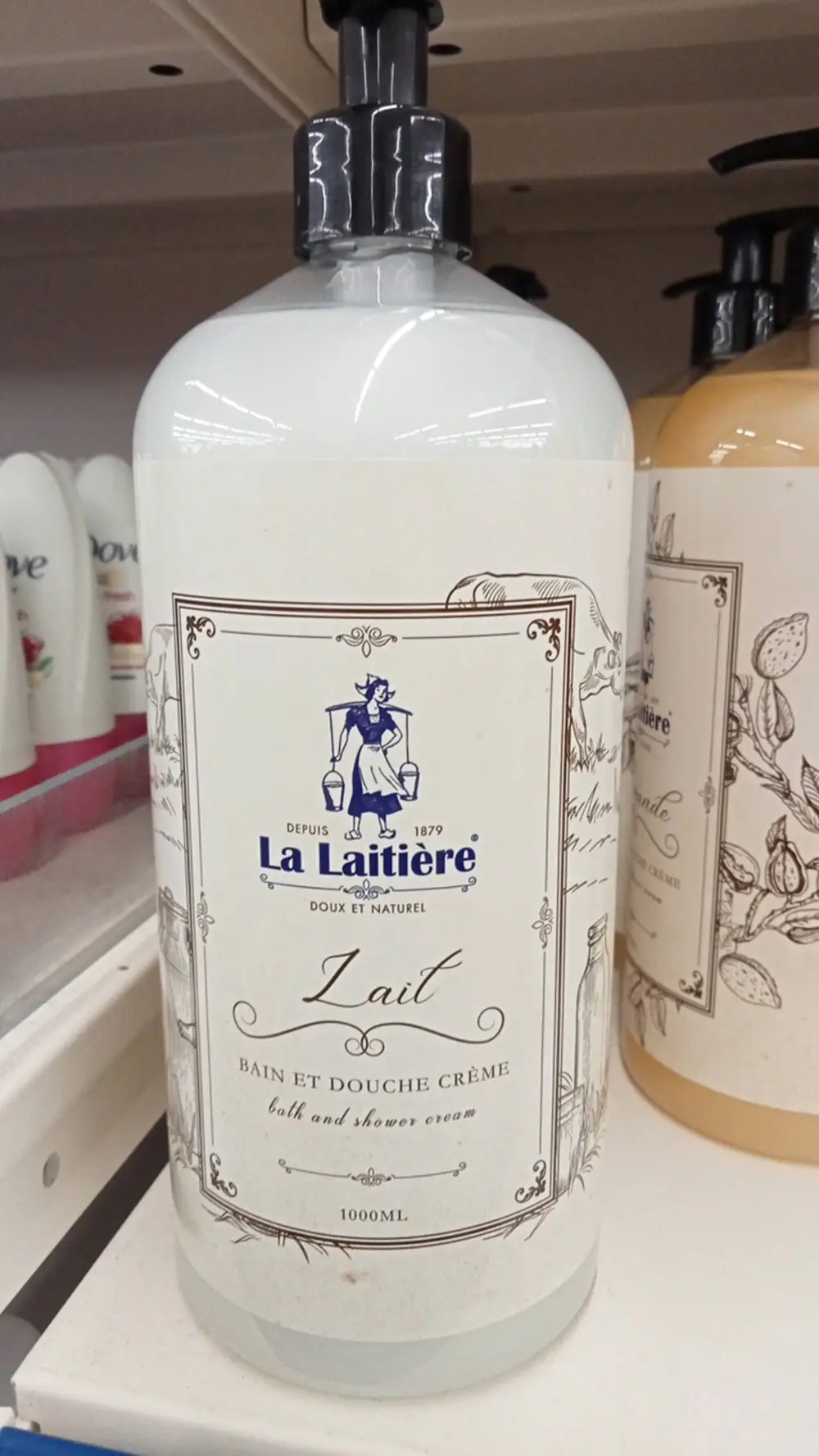 LA LAITIÈRE - Bain et douche crème lait