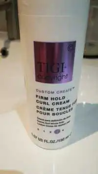 TIGI - Custom create - Crème tenue fort pour boucles