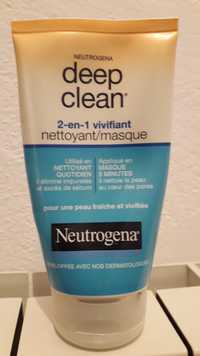 NEUTROGENA - Deep clean - 2 en 1 vivifiant nettoyant/masque