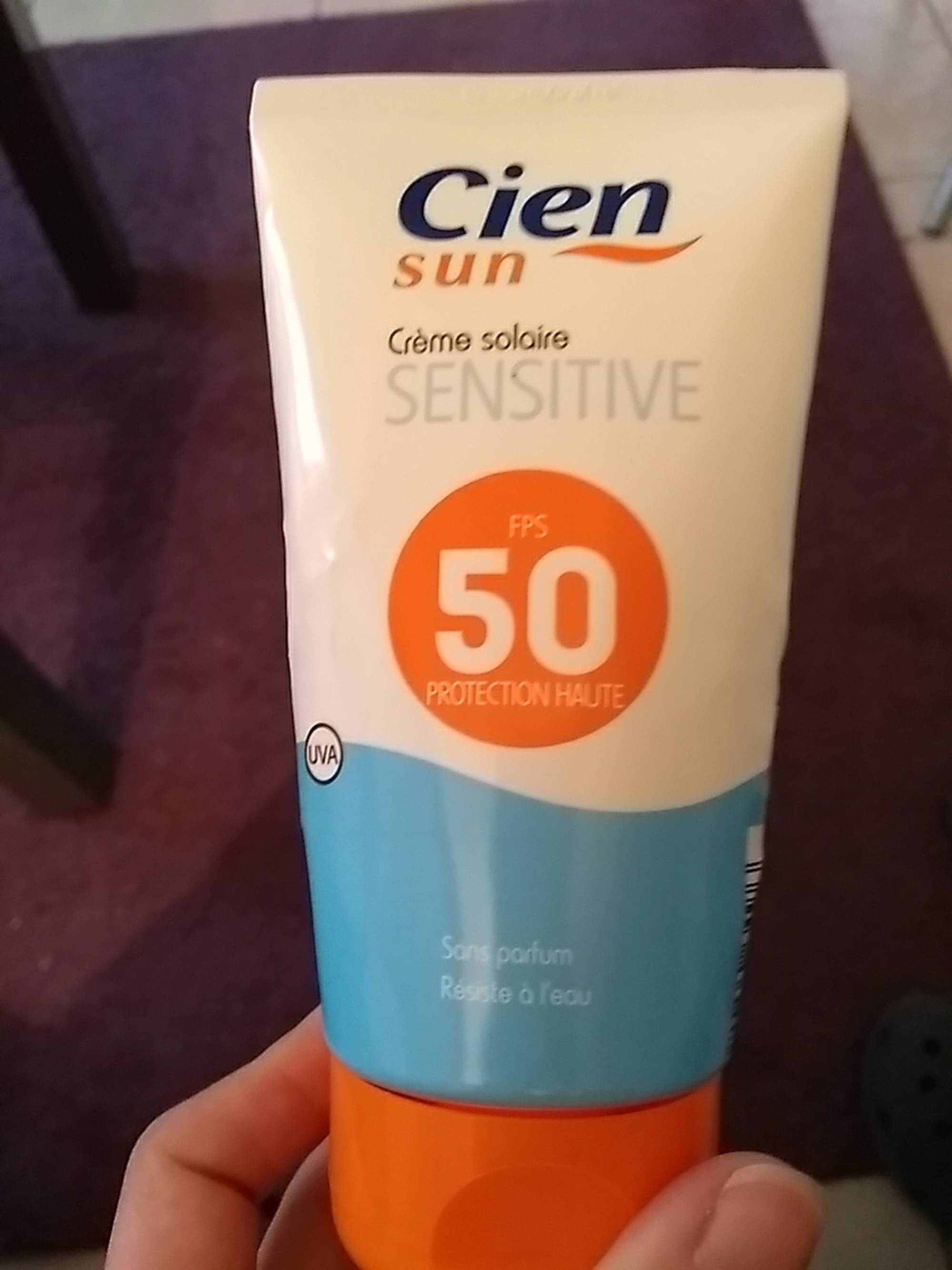 CIEN SUN - Crème solaire sensitive FPS 50