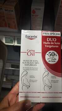 EUCERIN - Caring oil - Duo huile de soin vergetures