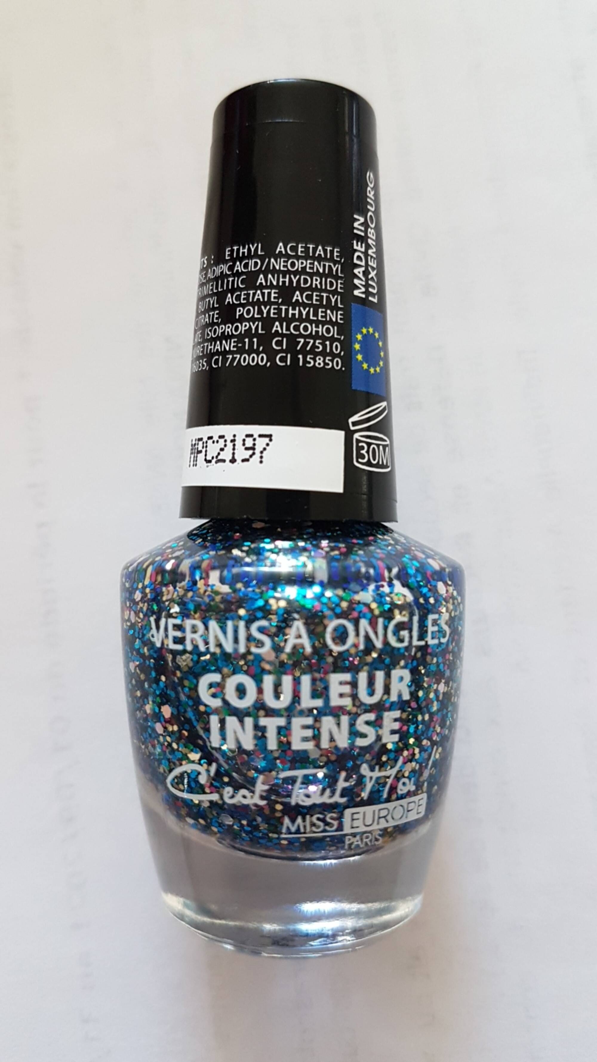 MISS EUROPE - Couleur intense - Vernis à ongles