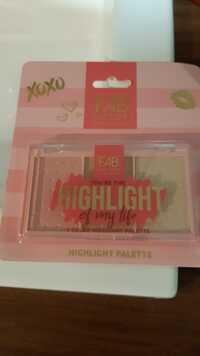 FAB FACTORY - You're the highlight of my life - 3 colour highlight palette