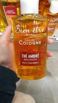 BIEN-ÊTRE - L'Original -  Eau de Cologne Thé ambré