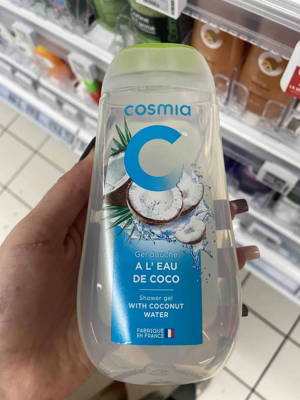 COSMIA - Gel douche à l'eau de coco