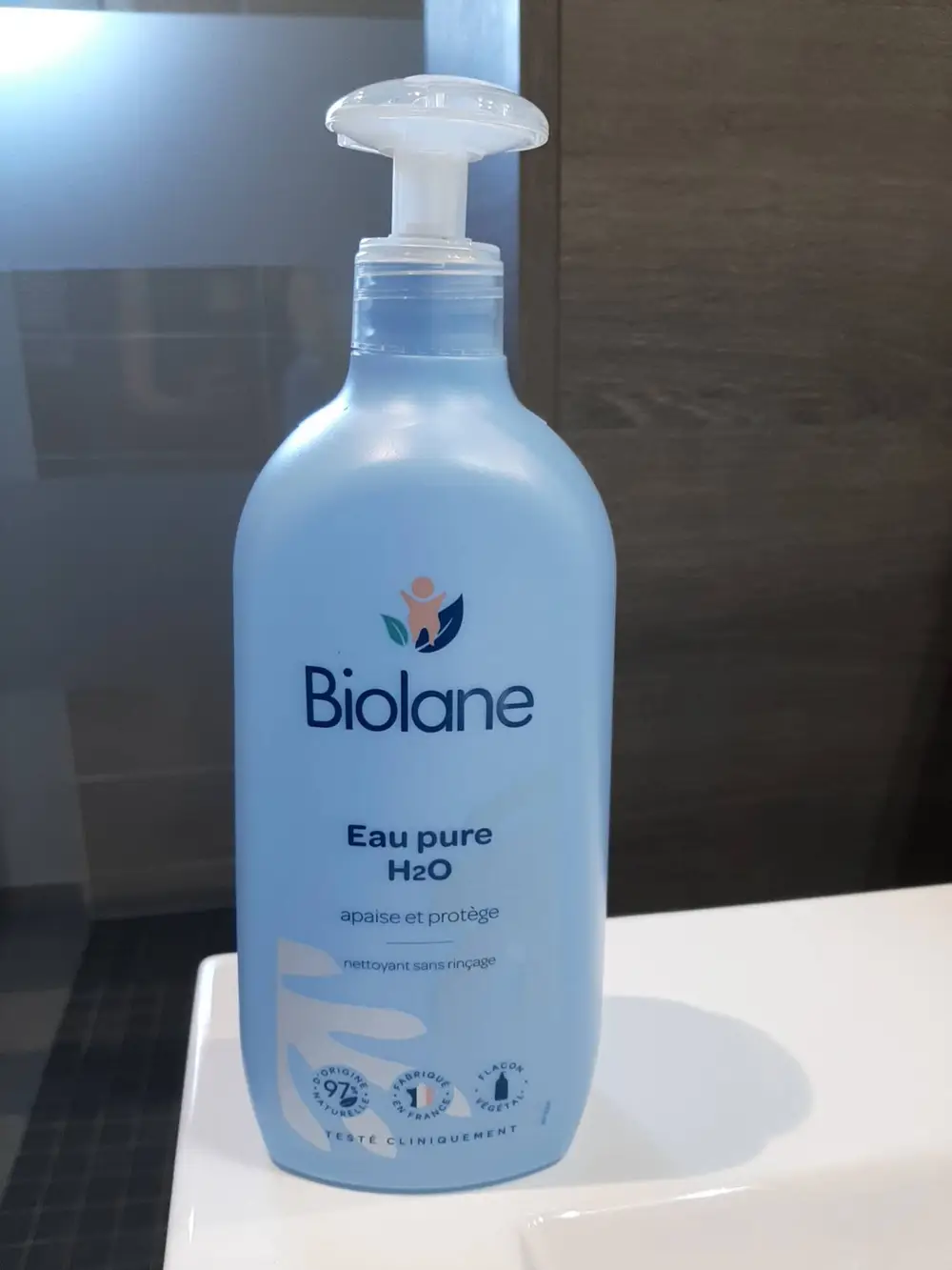 BIOLANE - Eau pure H2O - Nettoyant sans rinçage