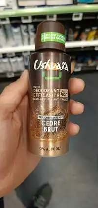 USHUAÏA - Cèdre brut - Déodorant 48h