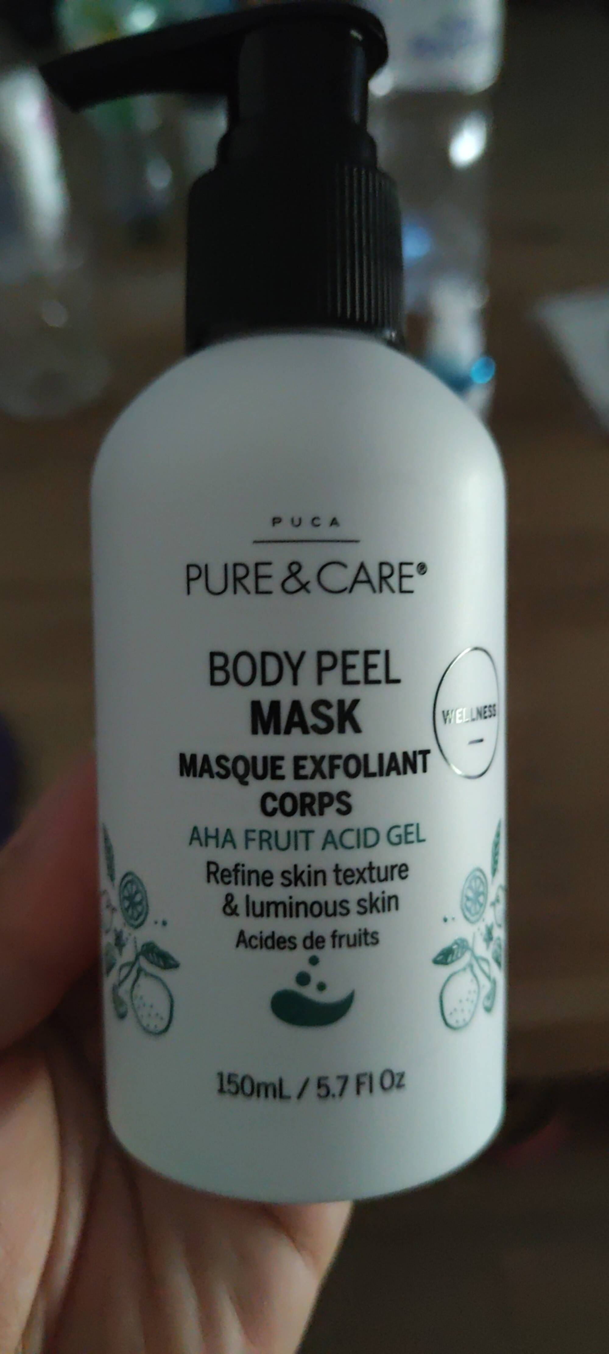 PURE & CARE - AHA fruit acid gel - Masque exfoliant corps