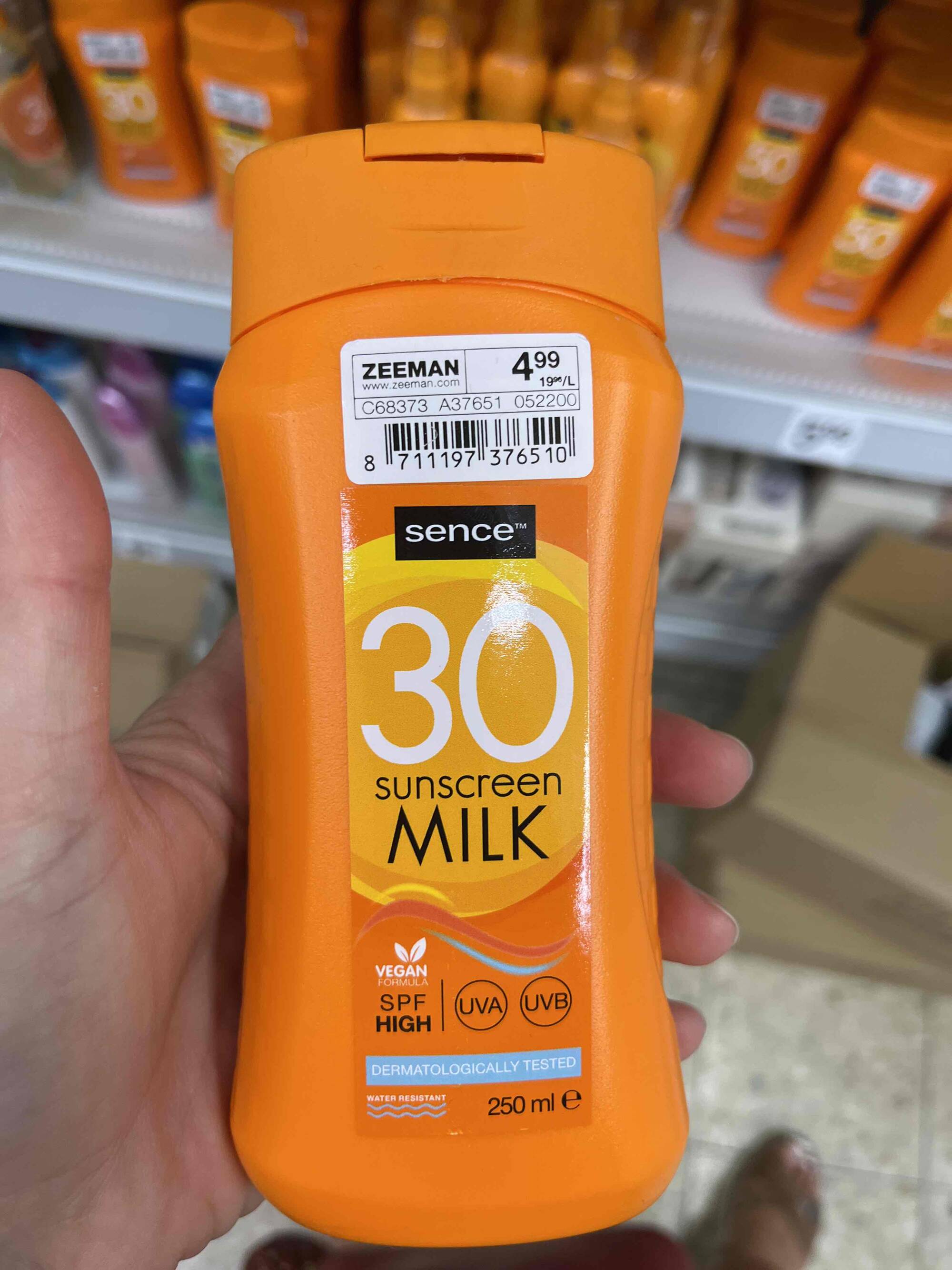 SENCE - Sunscreen milk SPF 30