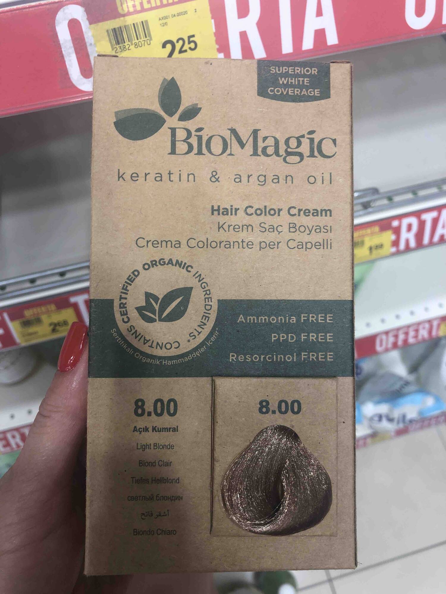 BIOMAGIC - Keratin & argan oil - Hair color cream