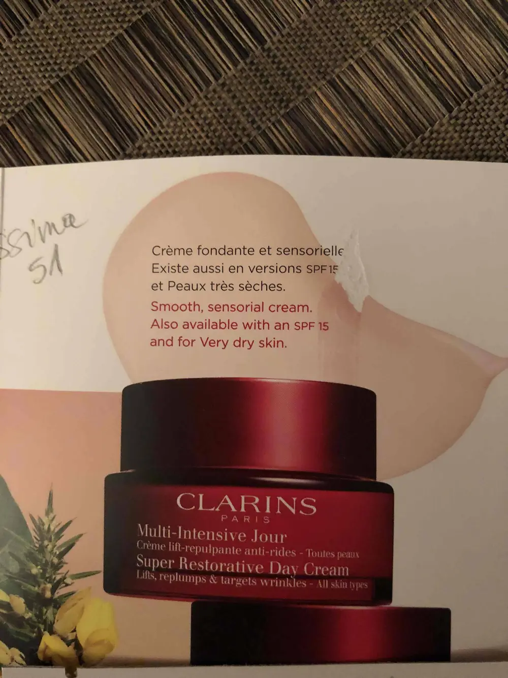 CLARINS - Multi-intensive jour - Crème lift-repulpante anti-rides