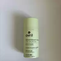 AVRIL - Déodorant stick parfum amande