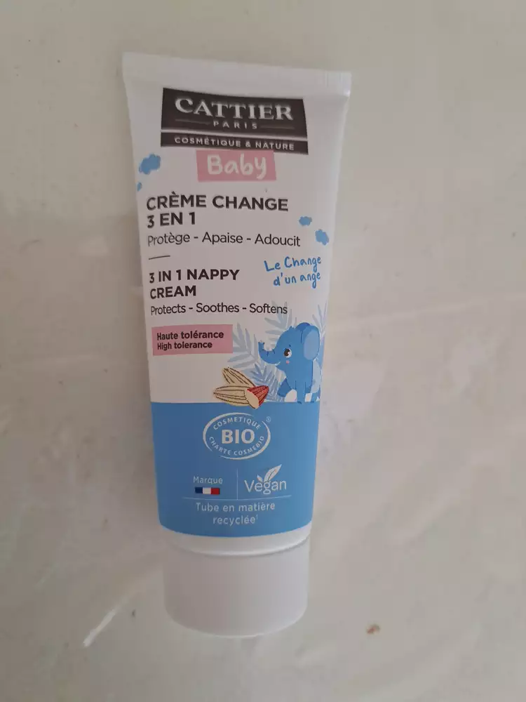 CATTIER - Baby - Crème change 3 en 1 