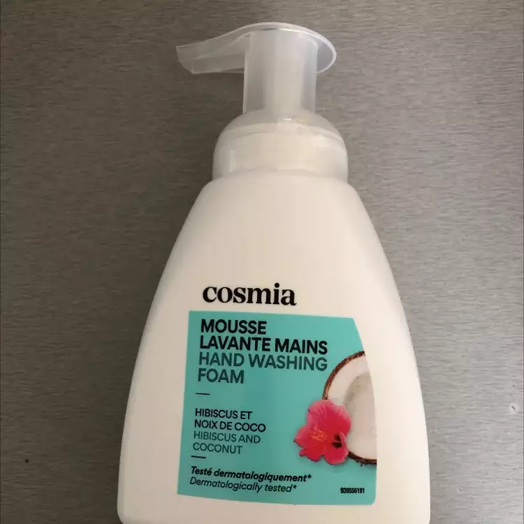 COSMIA - Mousse lavante mains hibiscus et noix de coco