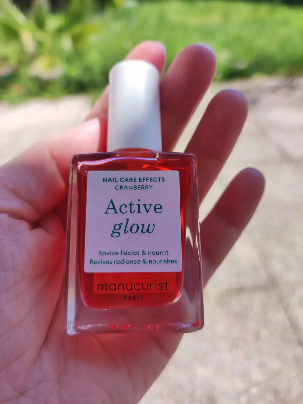 MANUCURIST - Active glow - Nail care effects cranberry