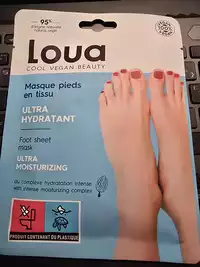 LOUA - Masque pieds en tissu ultra hydratant