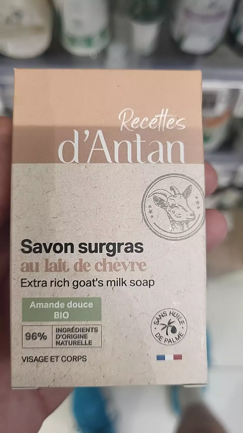 RECETTES D'ANTAN - Savon surgras au lait de chèvre