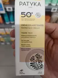 PATYKA - Crème solaire teintée SPF 50+